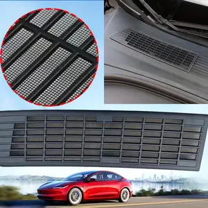 Tesla Model 3 Air Vent Protection Ventilated Cover & Grille Guard, Custom Fit Tesla Model 3 Accessory, Durable Car Interior Protector Automotive