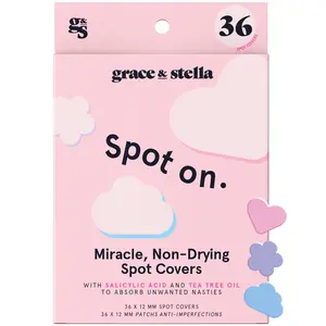 Hydrocolloid Pimple Patches – Acne Treatment Blemish Care Skincare Moisture Redness Salicylic Acid Stocking Stuffer by grace & stella