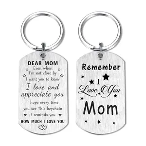 Mom Birthday Gifts, Remember I Love You Mom Keychain, Meaningful Mother Easter Bday Present from Son Daughter 2025, Gift Mother day