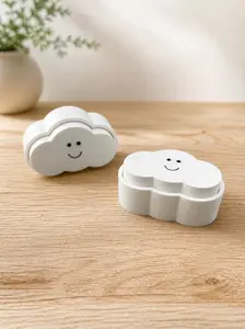 Kawaii Cloud Clicker Fidget Toy | Desk Fidget | Quiet Stress Relief | Gift for Kids Students Teachers