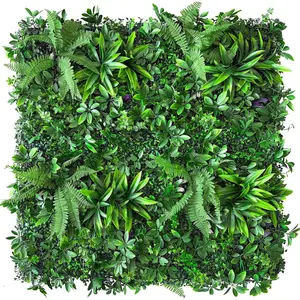 TTTM Artificial Hedge Grass Wall Panel: 20"x20" 6 count Faux Boxwood Ivy Greenery Decor with UV Protection for Outdoor and Indoor  Screen, Garden Fence, and Party Green Backdrop