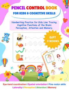 Pencil Control Tracing Workbook: Prewriting Practice Preschool, Trace Books for Kids, Book of Patterns Pencil for Kids with Dyslexia. Cuade