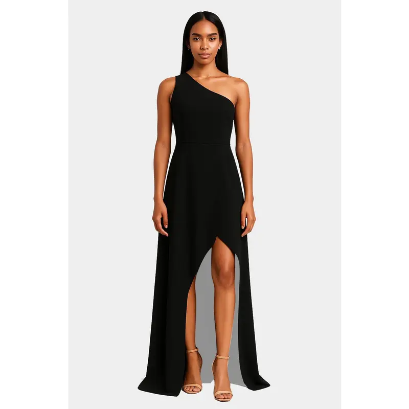 strapless open back dress Milly Women's Haddy Pleated Minidress - Black main image 1