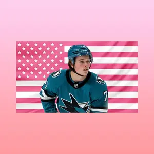 Will Smith Pink USA Flag | San Jose Hockey Wall Tapestry | Team Smith Hot Aesthetic Dorm & Frat Decor hot actor wall art tv show tapestry