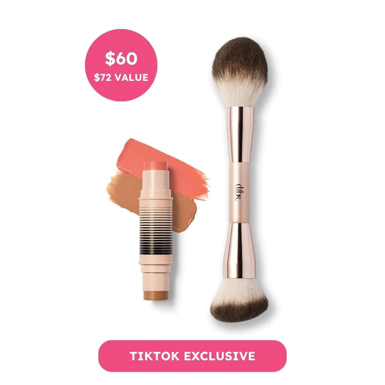 DIBS Beauty Desert Island Duo + Duo Brush Face TikTok Viral Bundle DIBS Beauty Desert Island Duo + Duo Brush Face TikTok Viral Bundle