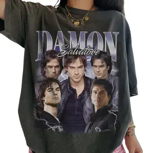 Damon Salvatore Fan Merch T-shirt, Sweatshirt, Hoodie, The Vampire Diaries Merch, TVD Fan Merch, Ian Somerhalder Gift For Her