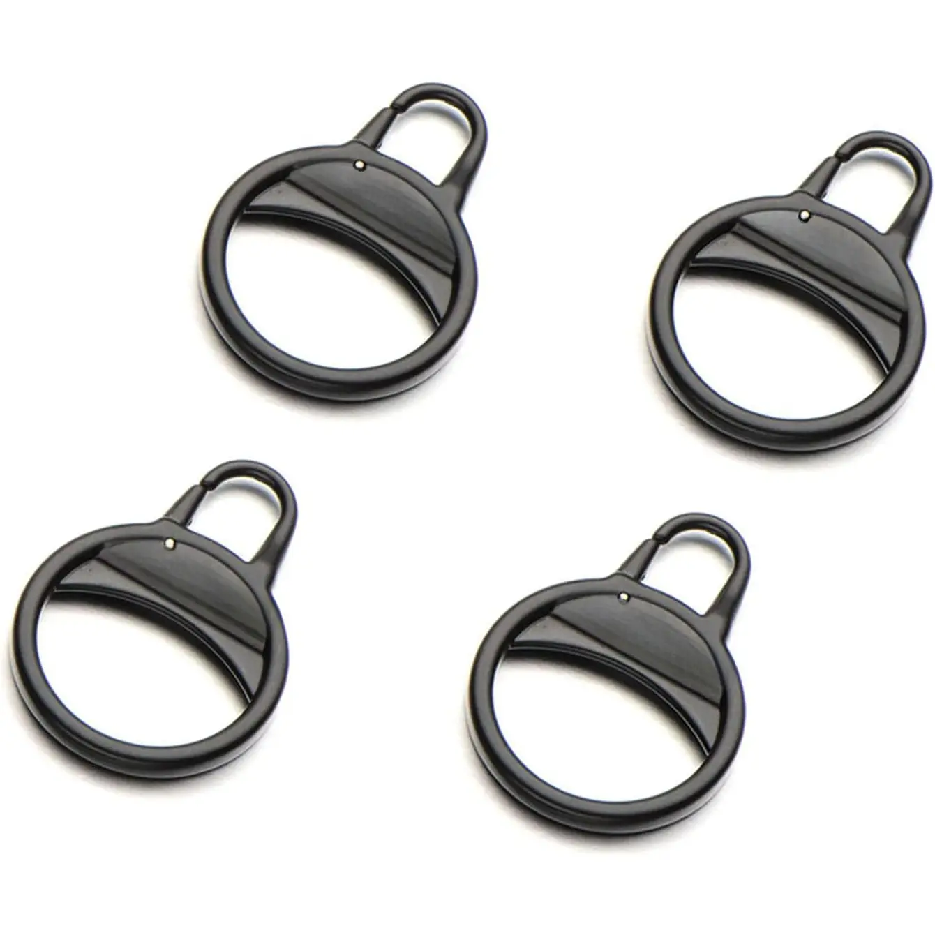 Zipper Ring Pulls Zipper Tab Replacement for Luggage Suitcase Backpack Handbags Boots Jackets