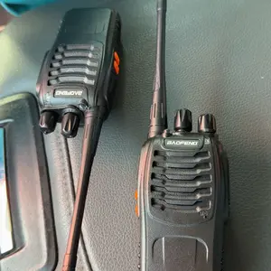 BaoFeng 888S walkie talkie Rechargeable UHF Handheld Two-way Wireless Communication with Flashlight, Lithium Battery Charger and Headset, Suitable for Adults and Children (2pack)