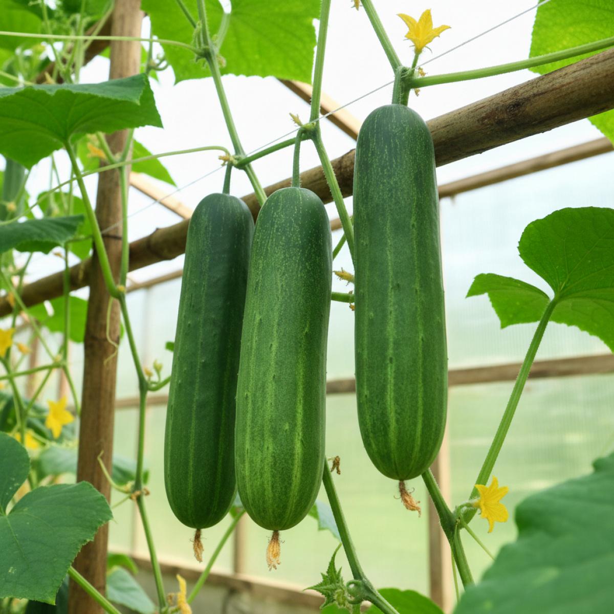 Non-GMO Organic Cucumber Seeds for Planting Vegetable Garden Heirloom Variety with High Germination Rate Easy to Grow Indoor Outdoor Garden Vegetables Seeds