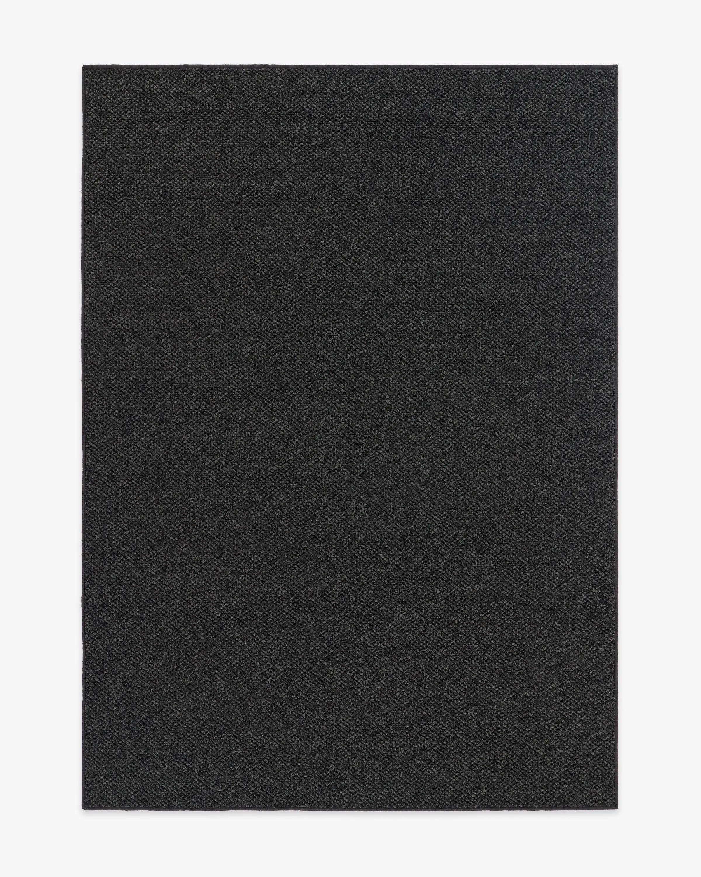 Haven Black Performance Weave Rug