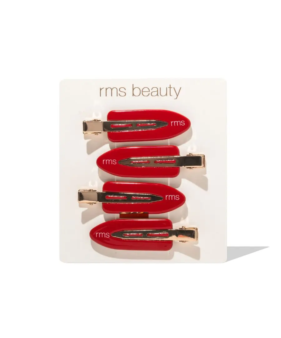 RMS Creaseless Red Hair Clips
