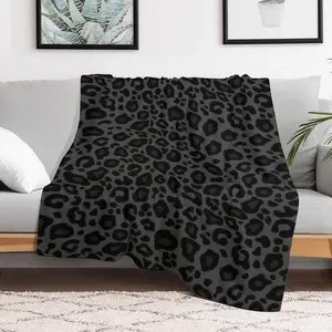 Luxurious Leopard Print Blanket Fleece Throw Blanket for Bed Sofa Travel and Camping, Super Soft Cozy Fluffy Plush Blanket, Cheetah Print Blanket for All Seasons Perfect Gift