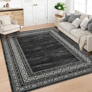 Modern Neutral-colored Washable Peacock Print Rug Soft Non-slip Foldable Interior Decorative Rug for Restaurants Offices Game Rooms and Laundry Rooms carpet