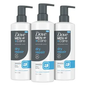 DOVE MEN + CARE Dry Skin Smooth Shea Butter 3 Count