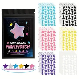 240pcs Star Water Gel Patches for Day and Night, Daily Use, Perfect Fit to Cover Blemishes, Acne, and Scars, Multiple Colors and Styles Available, Acne Pimple Patches