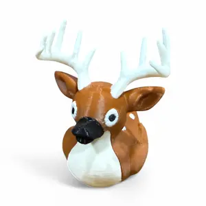 White Tailed Deer Buck Duck The Prime Hunting Gift - Nature Decor, Gift for Hunting, Ideal for Shelf and Ornaments
