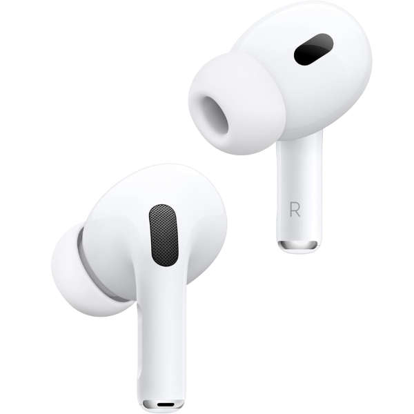 Apple AirPods Pro (2nd Generation) Wireless Ear Buds with USB-C Charging, Up to 2X More Active Noise Cancelling Bluetooth Headphones, Transparency Mod