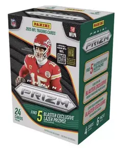 2025 Panini PRIZM NFL Trading Card Blaster Box (Exclusive Lazer Prizms)