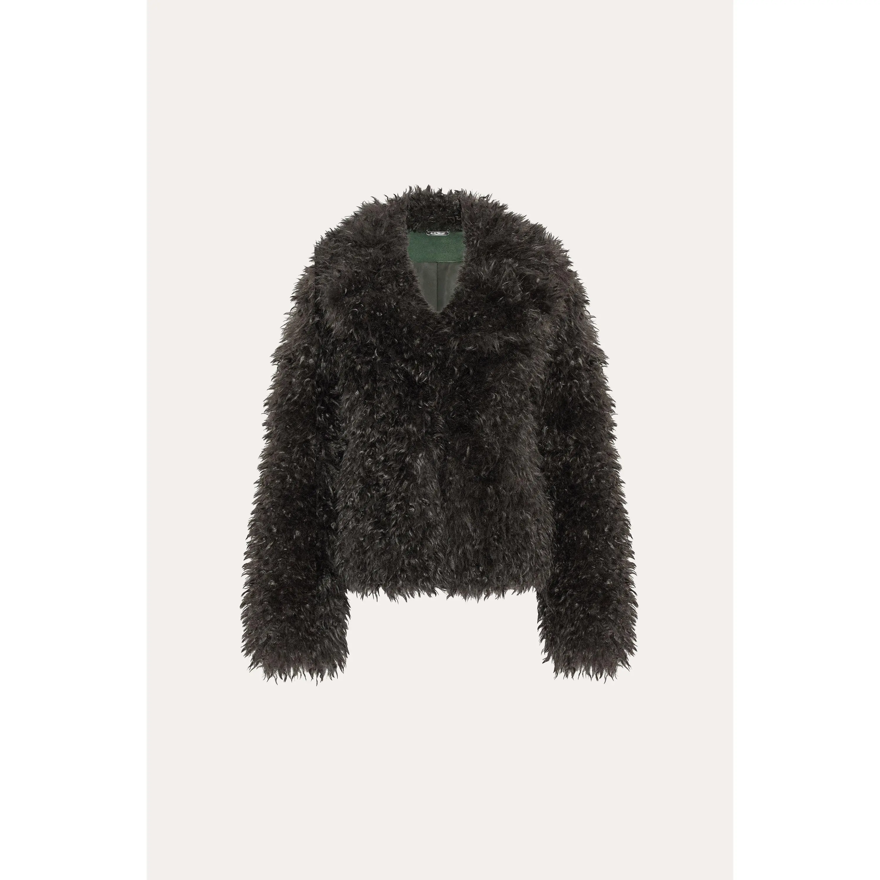Plush Shearling Coat