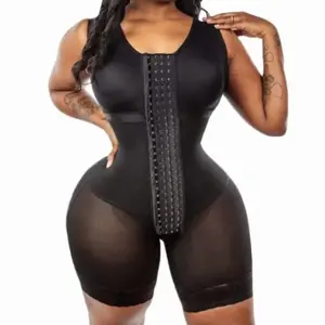 Fajas Colombianas Stage 2 For Women Postpartum Girdle BBL Postoperative Bodysuit Shapewear Fajas Corset Slimming Body Shaper Women's Seamless