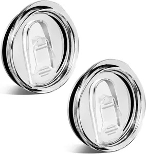 20 Oz Skinny Tumbler Replacement Lids Spill Proof Splash Resistant Lids Covers for 2.76In Cup Mouth Compatible with YETI Rambler and More Tumbler Cups (20 Oz, 2 Pack) YiePhiot