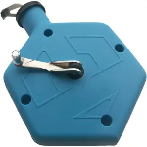 Heavy Duty Chalk Line Construction Tools, 1.5mm String for Measuring and Layout, Chalk Line for Roofing, 100-Foot Chalk Line Reel