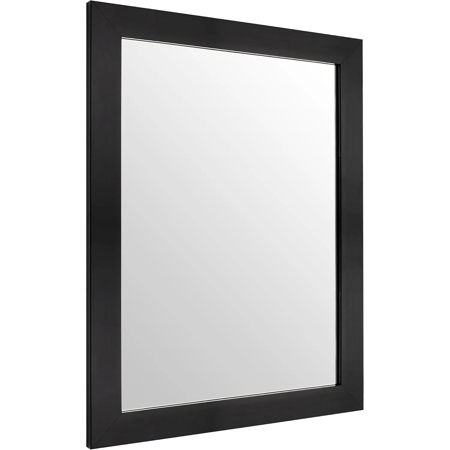 Wall Mirror Rectangle Decorative Mirror 12" x 16" for Entryway, Bedroom, Living Room, Black