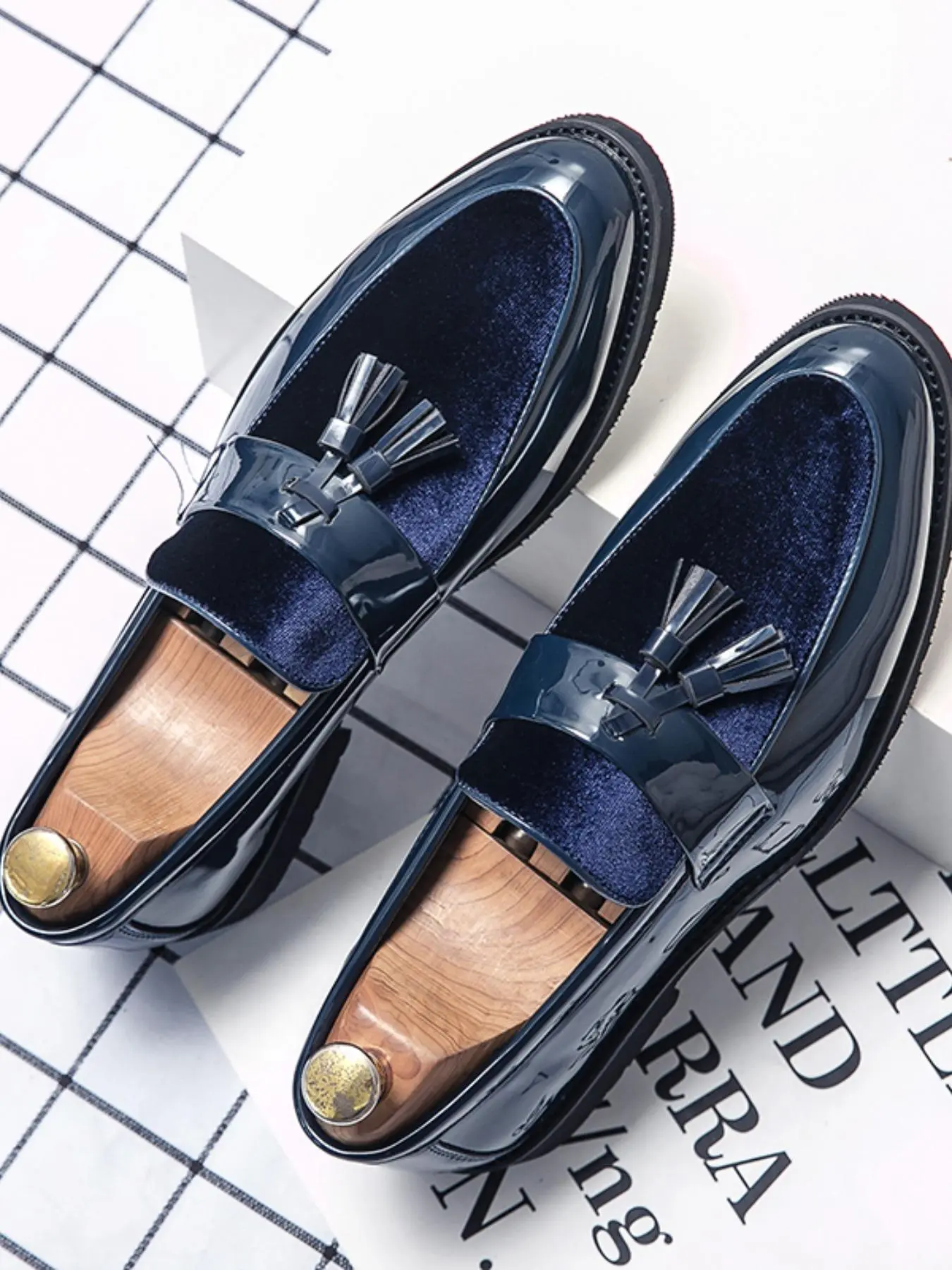 Men's Fashionable Tassel Decorated Loafers, Lightweight Slip-on Business Formal Party Night Out Shoes, Casual Comfortable Breathable Non-slip Shoes for Daily Wear, Original Shoes