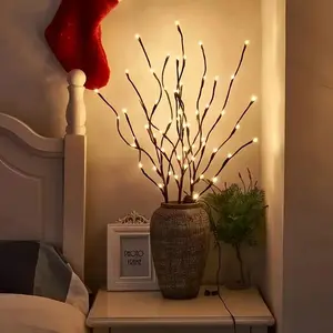 LED Branch Design Light, 1/3 Counts Battery Powered LED Light, Led Light String, Decorative Light for Home Bedroom, Living Room, Party, Wedding, Birthday, Home Ornament, Decoration