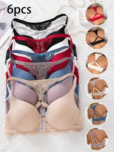Limited-time offer Close the beautiful Back Gathering Hot Girl Adjustable Gathering Top Support Bra before today ends