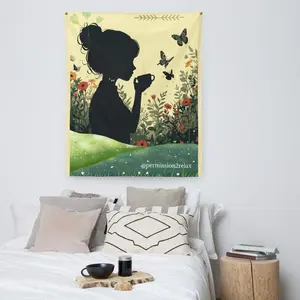 Indoor Wall Tapestry - Custom Printed Polyester Tapestries in 2 Sizes 26x36 & 50x62 Machine Washable Vibrant Colors