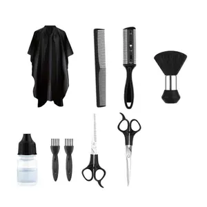 Ultimate Barber Tool Set: All-in-One Hair Cutting Accessories Kit with Cape, Shears, Neck Duster & Maintenance Oil for Men’s Home Haircuts tiktokshopspringglowup,summervibes