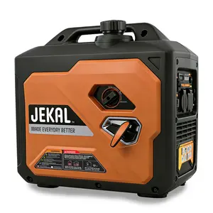 JEKAL Max Portable 2800W Silent Inverter Generator, Lightweight Gas Power Station for Outdoor Camping & Tailgating, 120V AC + USB Ports, Safe for Sensitive Electronics with CO Alert, Easy Recoil Start fathersdaygiftideas