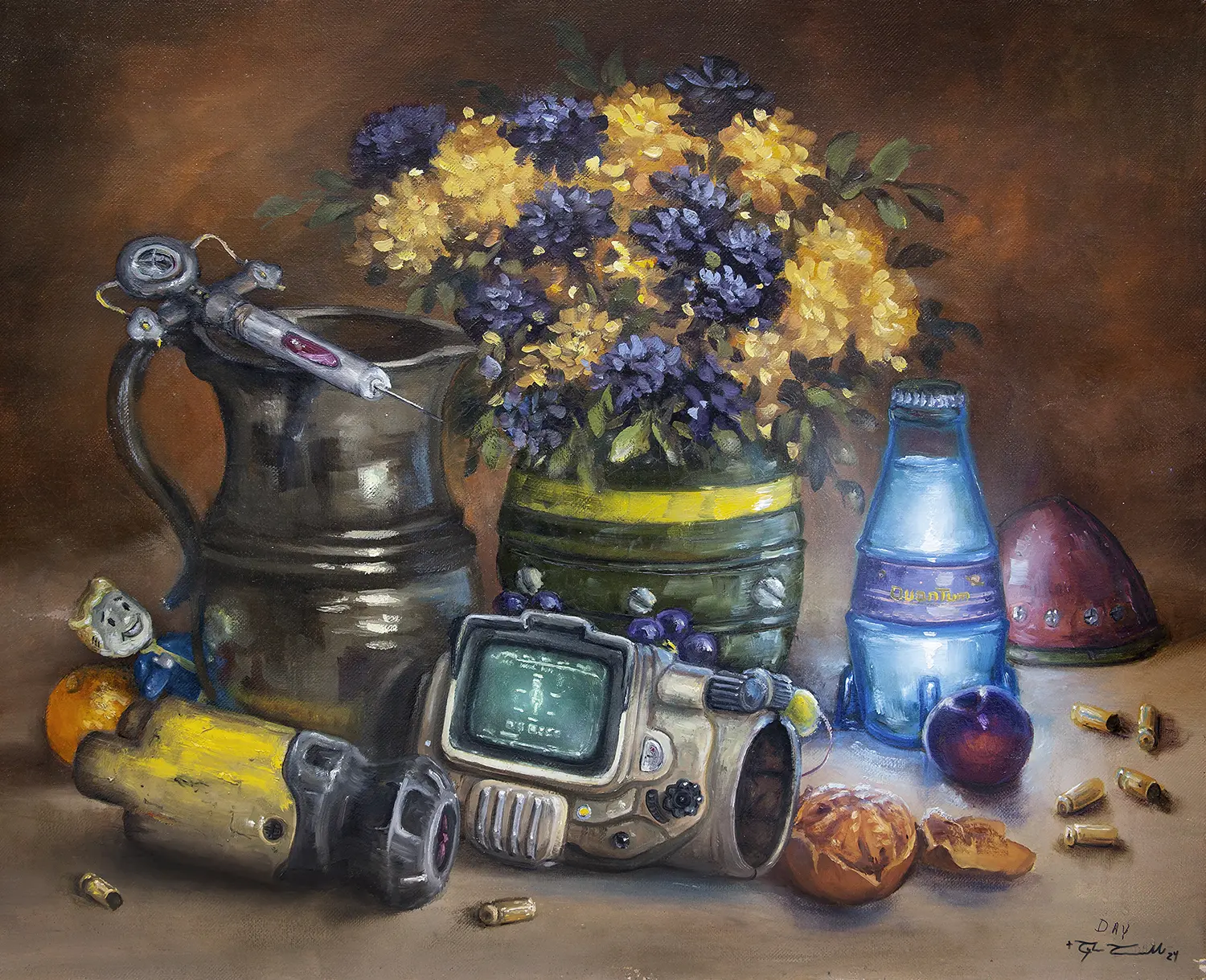 "Rad Stuff" High Quality Canvas Print 24" x 19.5" Decor Poster Fallout