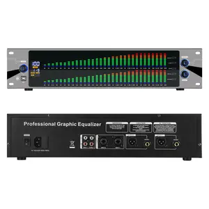 Pro 31-Band Stereo EQ with RTA Display｜USB/PC Auto-Tune｜Home Studio & Live Sound｜2U Rack, Subwoofer Out, Ultra-Low Noise, Feedback Detection