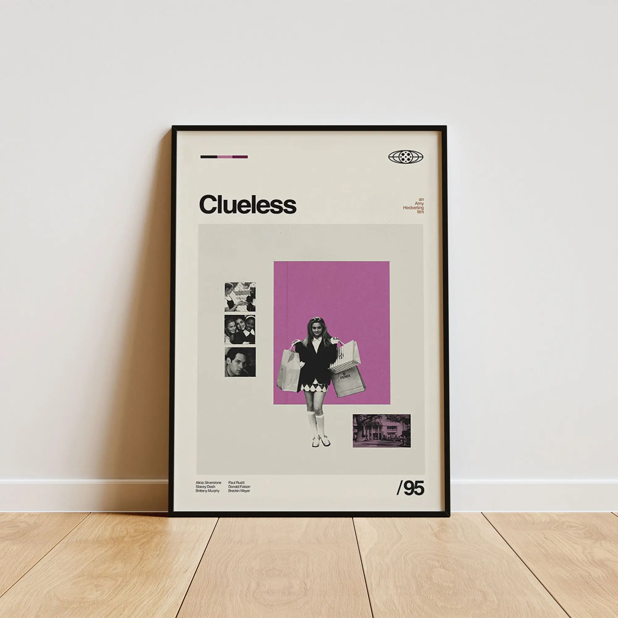 Clueless Poster, Contemporary Wall Decor, Modern Home Aesthetic, Interior Decoration Print