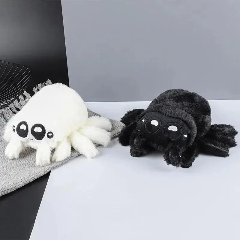 20cm Stuffed Soft Animals Plushies Spider Toy Black Little Lucas Simulated Pillow Doll Anime Game Room Pillow Decora Kid Gift