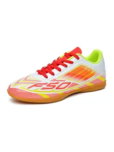 Women's Five-A-Side Ic Indoor Flat Soccer Shoes, Comfortable Breathable Sports Training Sneakers, Ideal for Indoor Football Games