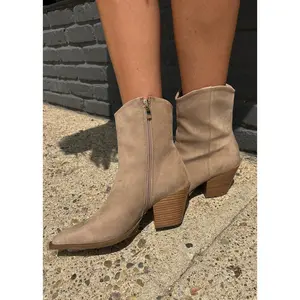 BILLINI MAYSA BOOTIE - PORCINI SUEDE