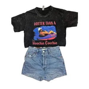 HO Vintage Hotter Than A Hoochie Coochie T-Shirt | Vintage Shirt | Gift Tee Womenswear Tshirt