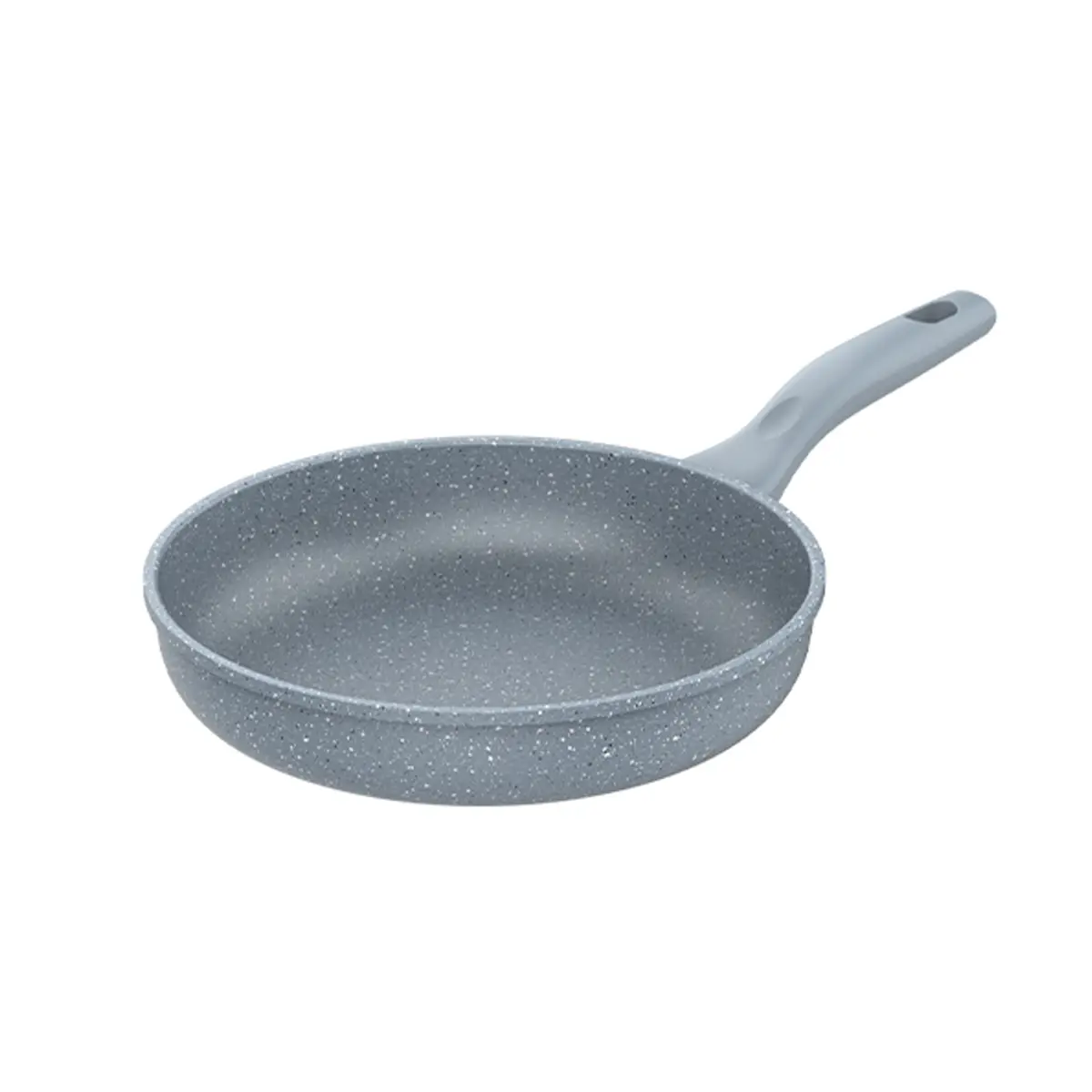 212 MAIN 11.8 in. Sturdy Aluminium Induction Cookware - Marble Die-Cast Nonstick Fry Pan, Oil-Resistant Marble Look Kitchen Pan