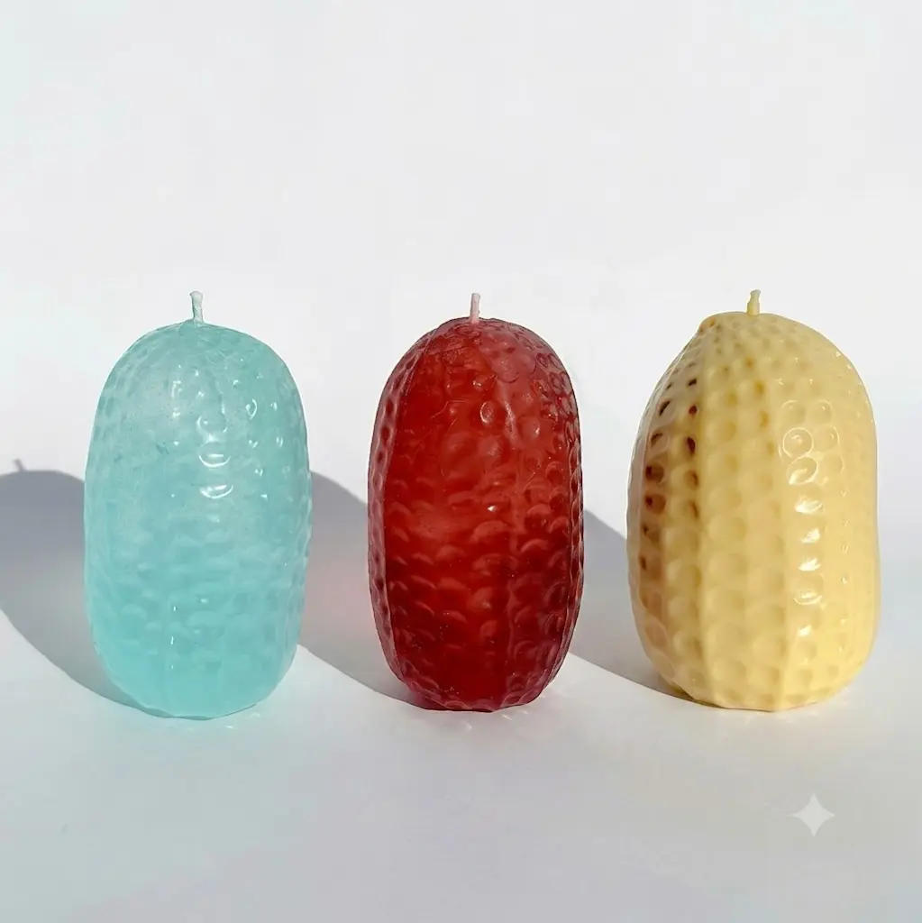 Mochichi Peanut ASMR Squishy Toy Stress Ball for Kids Adults, Soft Melted Butter Texture Fidget Toy, Sensory Stress Relief Toy Gift