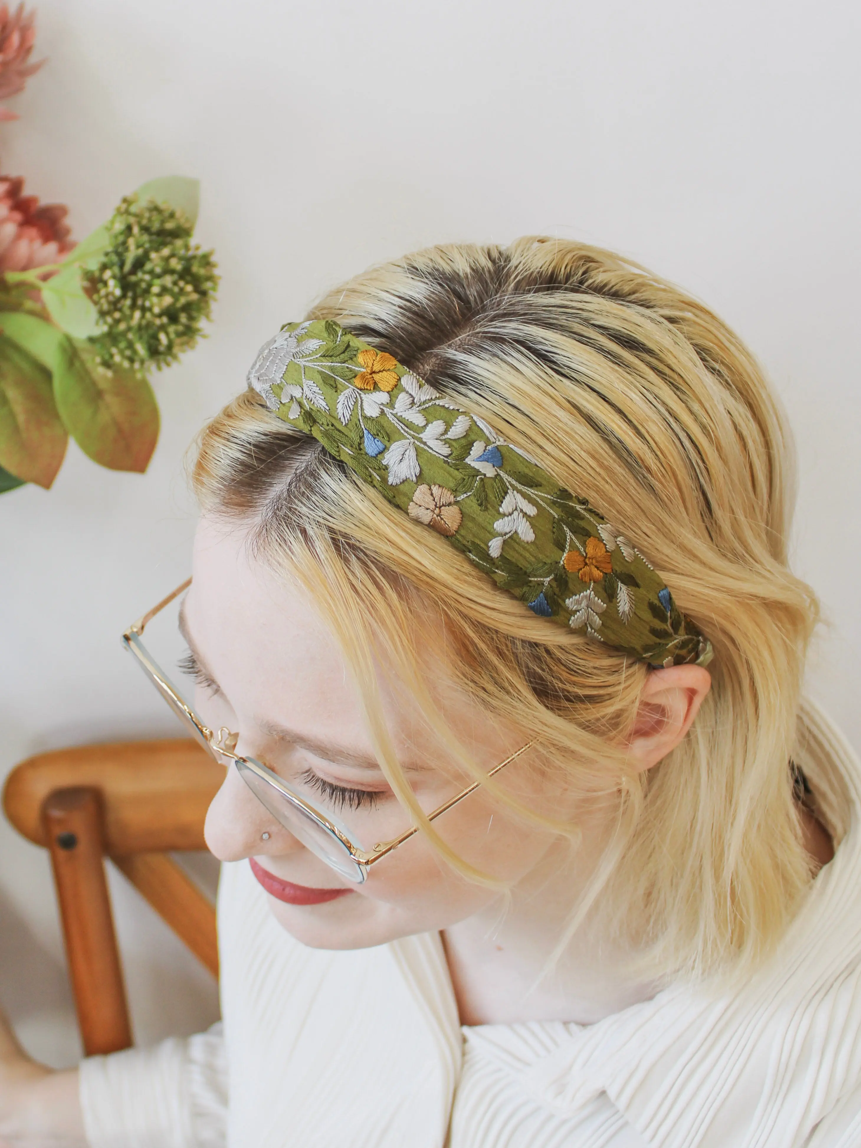 Antique Roses Headband