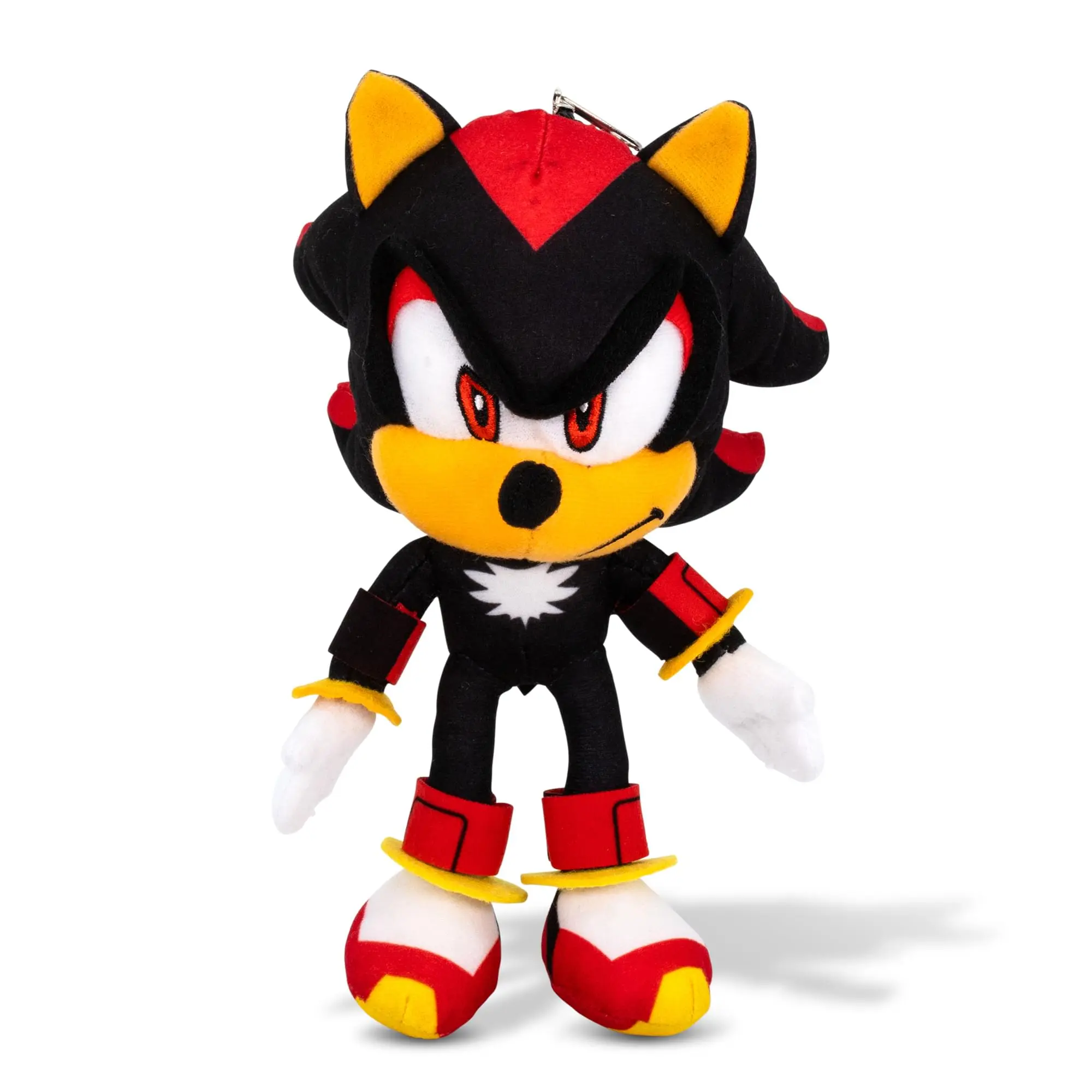 Sonic the Hedgehog 8-Inch Shadow Character Plush Toy, Soft Huggable Stuffed Toy for Ages 12+