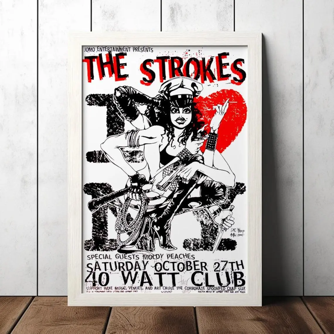 The Strokes Vintage Concert Posters - Music Fan Collectibles - Retro Music Poster - Home Decor - Wall Art - Poster Gift