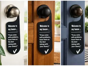 Letrero para puertas