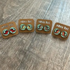 Bearded Dragon Earrings - Laser Cut Wooden Earrings