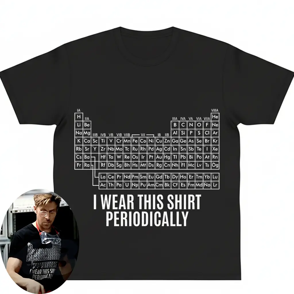 oversize cotton Dr Grace's Periodic Table Shirt Project Hail Mary Jazz Hands I Wear This Shirt Periodically graphic tees y2k fashion Casual  Top Trending gift
