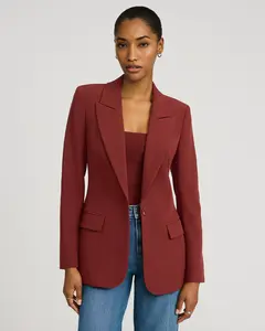 Express Signature Stretch Long Slim Blazer