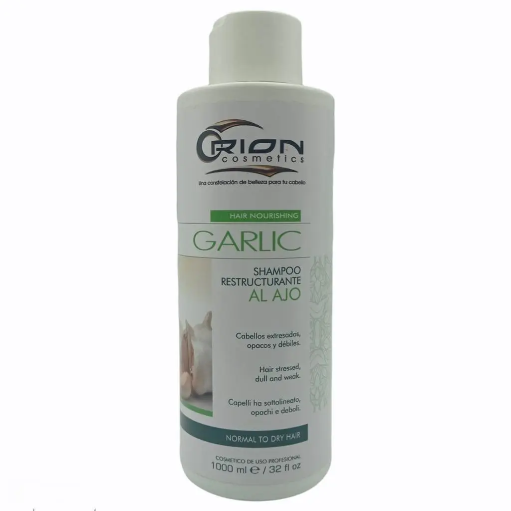 Orion Garlic Shampoo 1000ml – Restoring & Nourishing Cleanser for Dry, Dull Hair